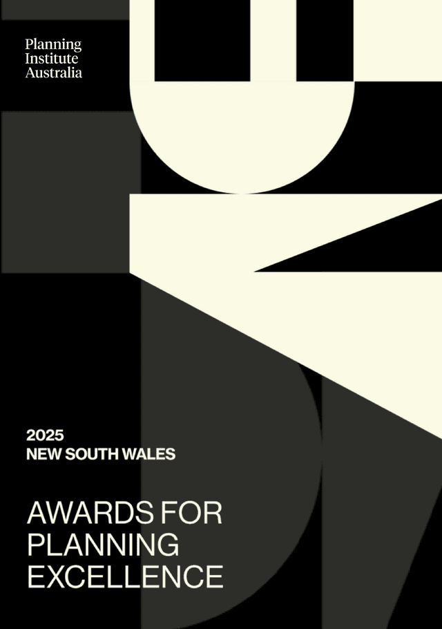 PIA Award 2025 - NSW Awards for Planning Excellence